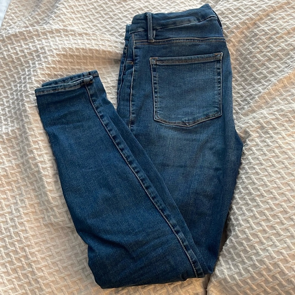 Good American Power Stretch pull on skinny jeans (jeggings)